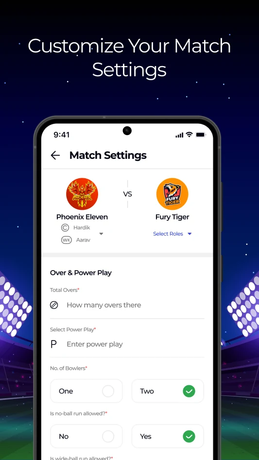Crickstars-Cricket Scoring App screenshot